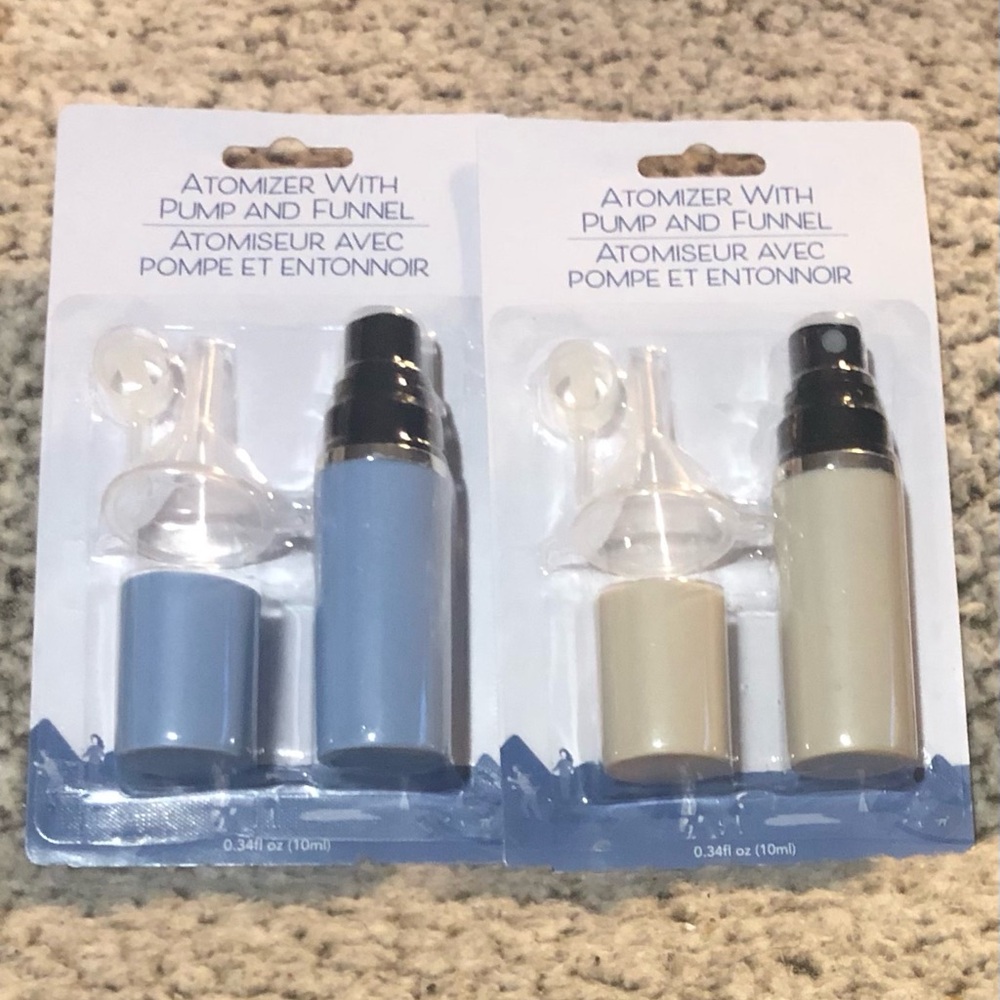 Travel Spray Refillable Spray Atomizers Travel Friendly X2